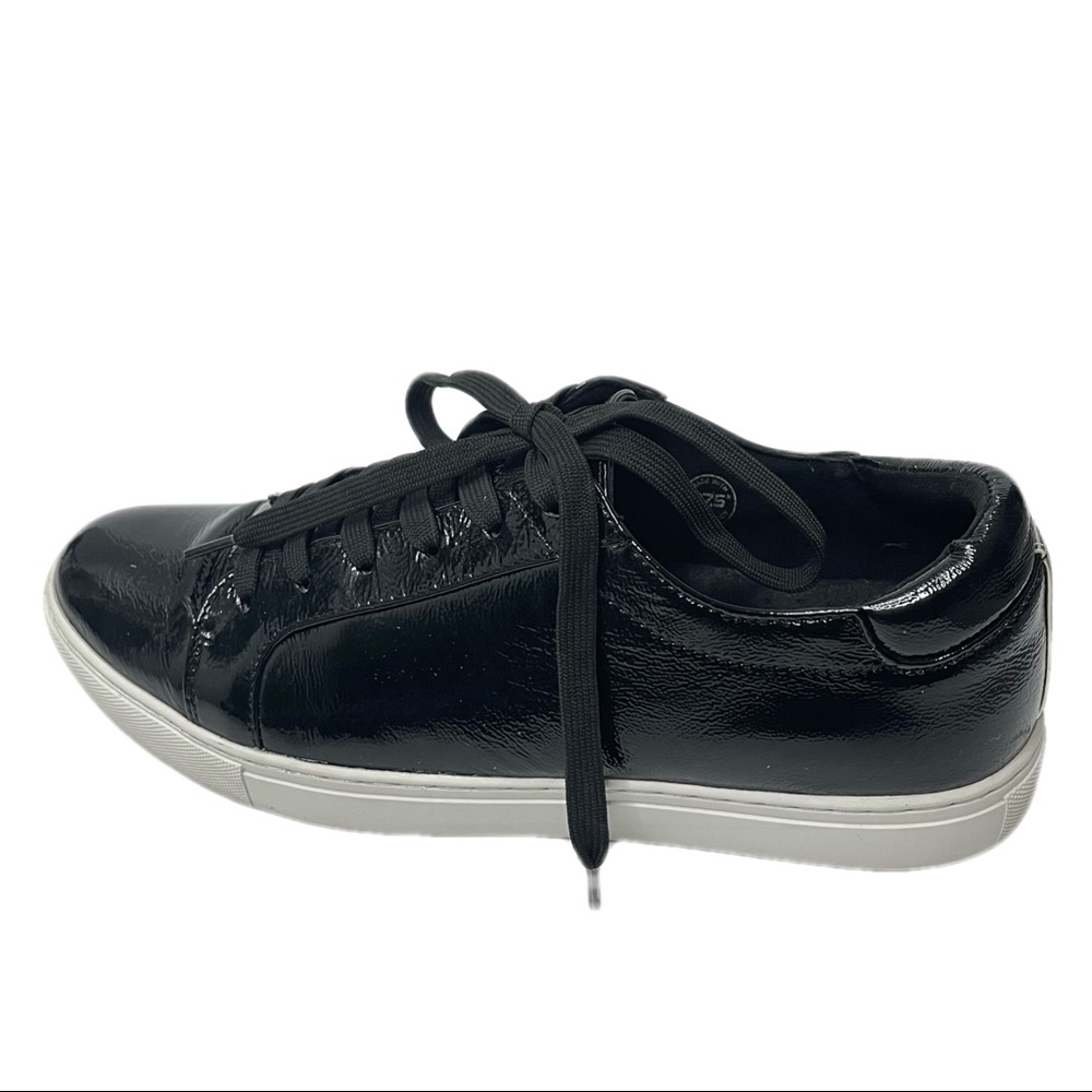 KENNETH COLE Black Leather Sneakers